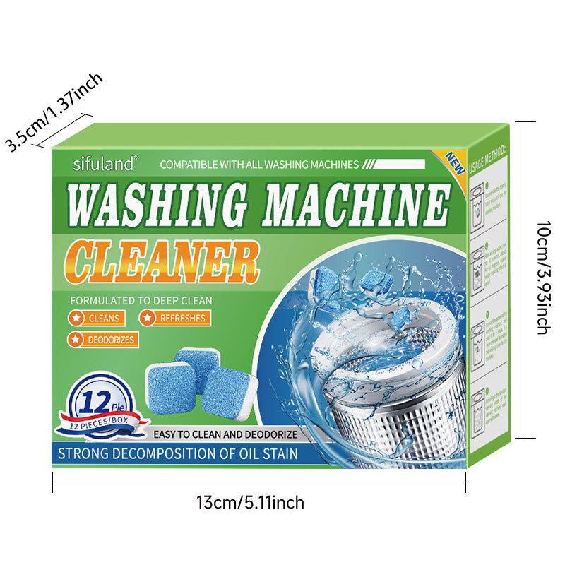 🔥LAST DAY BUY 1 GET 1 FREE!🔥Deep Clean Washing Machine Cleaner Tablets – Removes Odor & Residue Buildup