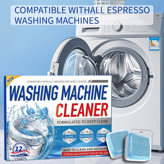 🔥LAST DAY BUY 1 GET 1 FREE!🔥Deep Clean Washing Machine Cleaner Tablets – Removes Odor & Residue Buildup