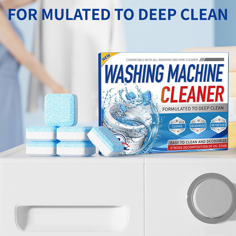 🔥LAST DAY BUY 1 GET 1 FREE!🔥Deep Clean Washing Machine Cleaner Tablets – Removes Odor & Residue Buildup