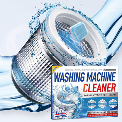🔥LAST DAY BUY 1 GET 1 FREE!🔥Deep Clean Washing Machine Cleaner Tablets – Removes Odor & Residue Buildup