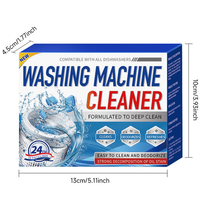 🔥LAST DAY BUY 1 GET 1 FREE!🔥Deep Clean Washing Machine Cleaner Tablets – Removes Odor & Residue Buildup