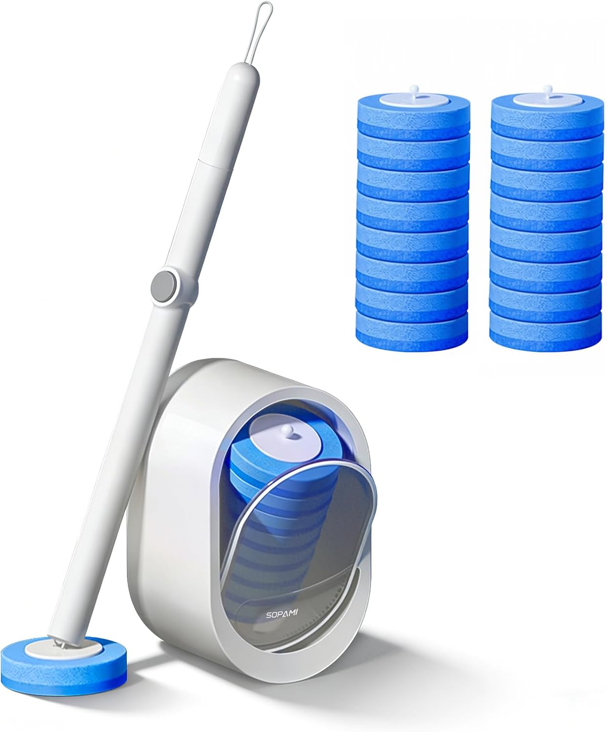 🔥 Hot Sale 50% OFF 🔥✨Freshness in One Click:  Disposable Toilet Scrubber Kit