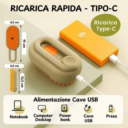 3-in-1 Steam Brush –Buy 1 Get 1 Free🎁