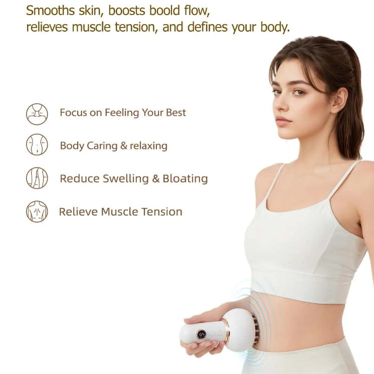🚚Limited-Time🎁Professional Handheld Massager for Muscle,Circulation-stimulating - Rechargeable