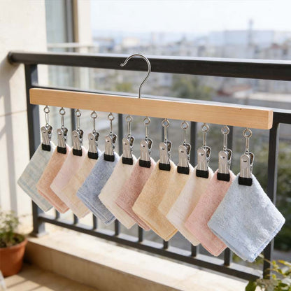 🏆 50K+ SOLD! 🌿✨PureWood Rotating Closet Organizer - Vertical Space Saver & Wrinkle-Free Storage Solution 👖