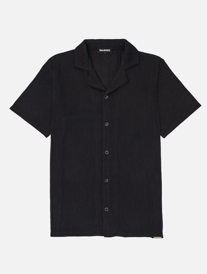 Ribbed Shirt - Black