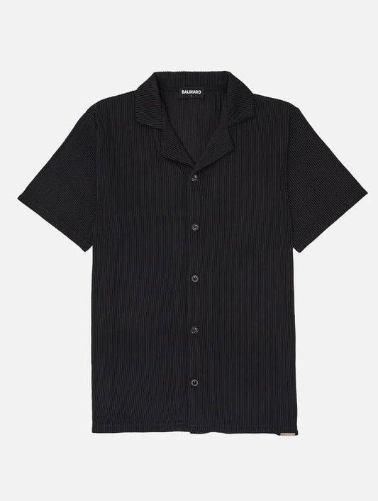 Ribbed Shirt - Black