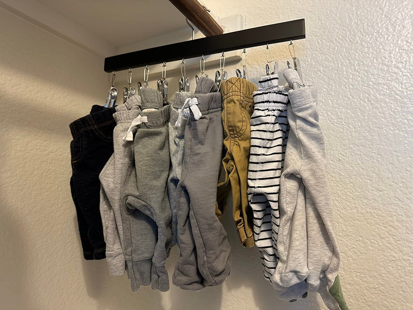 🏆 50K+ SOLD! 🌿✨PureWood Rotating Closet Organizer - Vertical Space Saver & Wrinkle-Free Storage Solution 👖