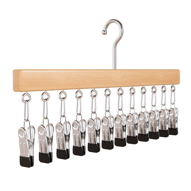 🏆 50K+ SOLD! 🌿✨PureWood Rotating Closet Organizer - Vertical Space Saver & Wrinkle-Free Storage Solution 👖