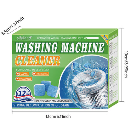 🔥LAST DAY BUY 1 GET 1 FREE!🔥Deep Clean Washing Machine Cleaner Tablets – Removes Odor & Residue Buildup