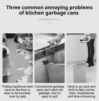 🗑️50% OFF NOW!🕒Foldable Hanging Trash Can – Space Saving, Leak Proof & Easy to Clean🧼